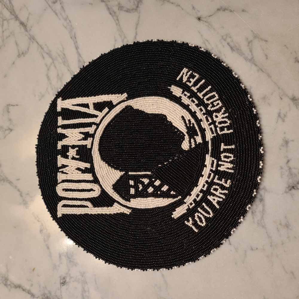Beaded POW/MIA Patch